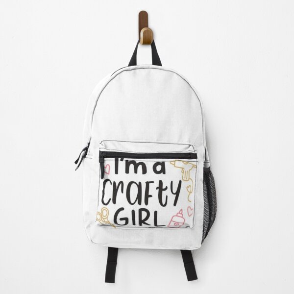 Item preview, I'm A Crafty Girl Crafting Quote designed and sold by NNCollection.