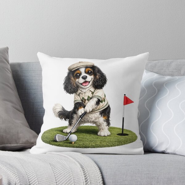 Item preview, Tri Cavalier Playing Golf designed and sold by SpottyRainbow.