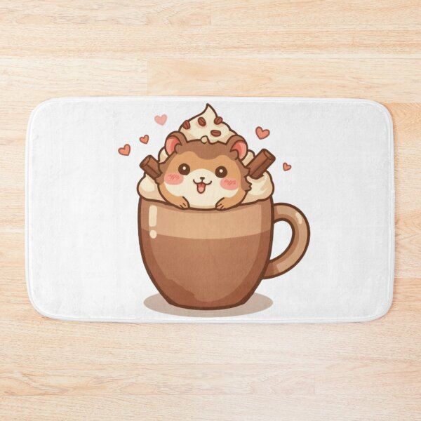 Item preview, Adorable Hamster in Coffee Mug | Kawaii Café Sticker designed and sold by Stylestickers55.