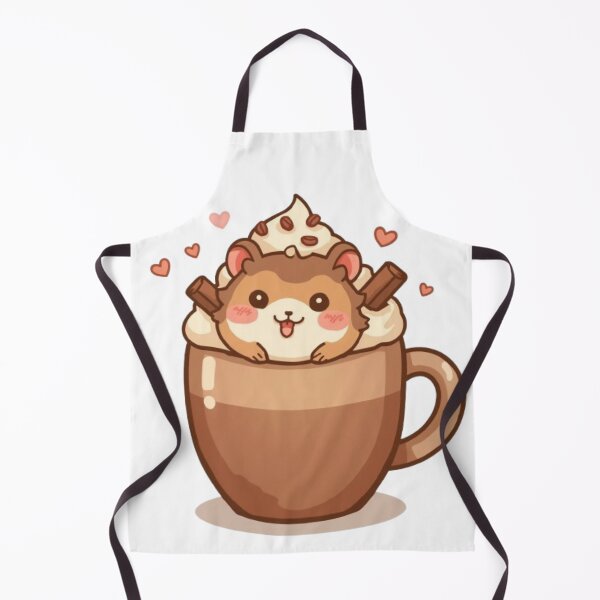 Item preview, Adorable Hamster in Coffee Mug | Kawaii Café Sticker designed and sold by Stylestickers55.