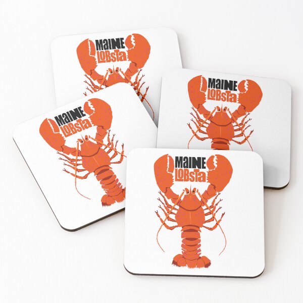 Item preview, 2 color Lobster with the words Maine Lobsta on it designed and sold by TrevorIrvin.