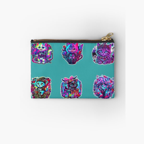 Item preview, Cute Cat Stickers Pack – Kawaii Kitten Set for Laptop, Phone & School Supplies designed and sold by Cyber-ART-Studio.