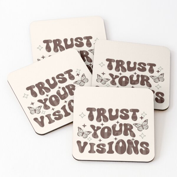 Item preview, Trust Your Visions Retro Motivational Quote designed and sold by NNCollection.