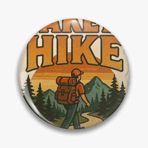 Item preview, Take a Hike – Adventure Hiking Retro designed and sold by Modesigner31.
