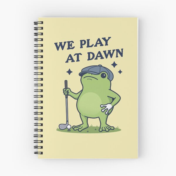 Item preview, We Play At Dawn Funny Frog Golfer Early Bird designed and sold by d247.