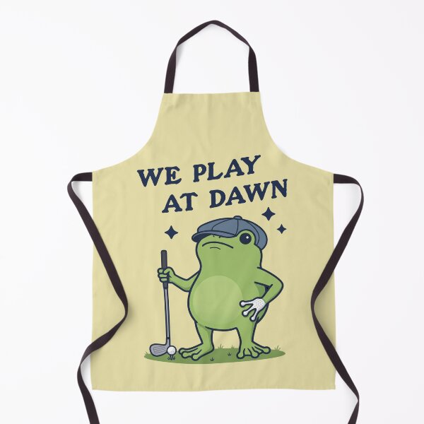 Item preview, We Play At Dawn Funny Frog Golfer Early Bird designed and sold by d247.