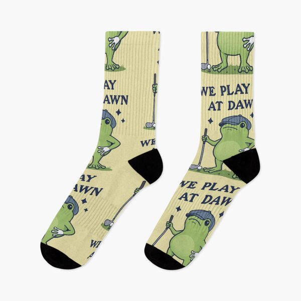 Item preview, We Play At Dawn Funny Frog Golfer Early Bird designed and sold by d247.