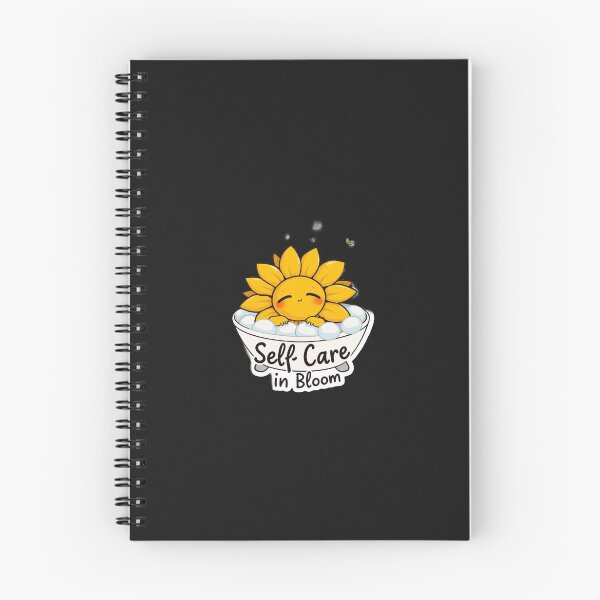 Item preview, Self-Care in Bloom Cute Sunflower Bubble Bath Sticker designed and sold by surbhiArt.