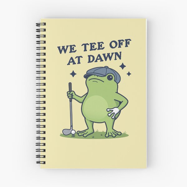 Item preview, We Tee Off At Dawn Funny Frog Golfer designed and sold by d247.
