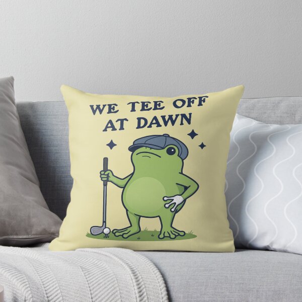 Item preview, We Tee Off At Dawn Funny Frog Golfer designed and sold by d247.