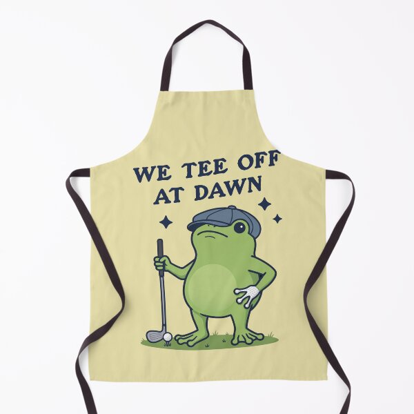 Item preview, We Tee Off At Dawn Funny Frog Golfer designed and sold by d247.