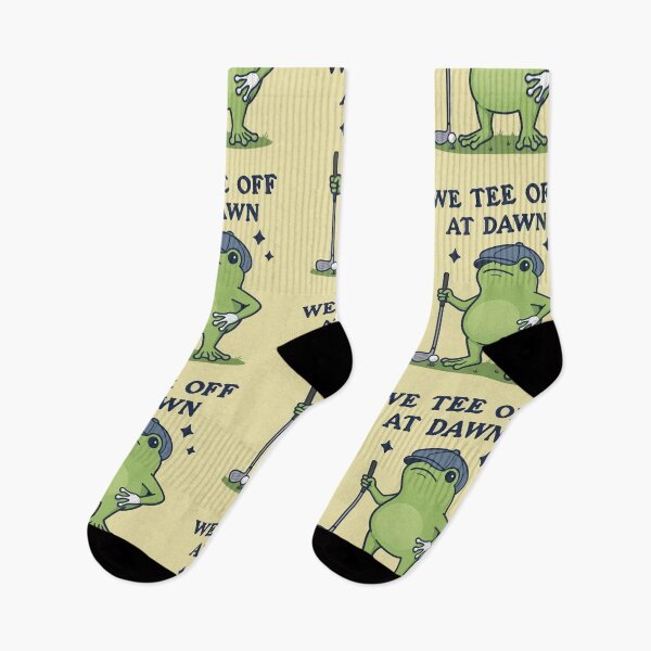 Item preview, We Tee Off At Dawn Funny Frog Golfer designed and sold by d247.