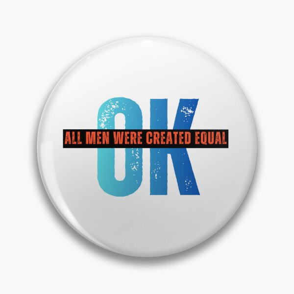 Item preview, All Men Were Created Equal Typography designed and sold by YOANAH.