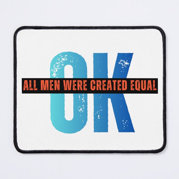 Item preview, All Men Were Created Equal Typography designed and sold by YOANAH.