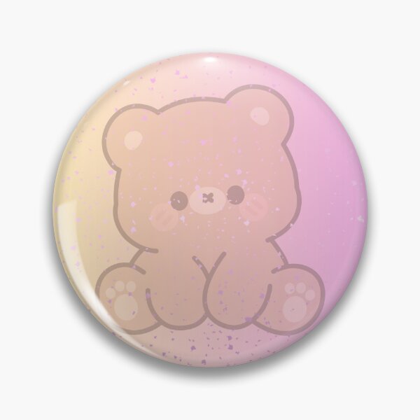 Item preview, Cute Kawaii Pastel Teddy Bear Sticker designed and sold by stickersbygwgw.