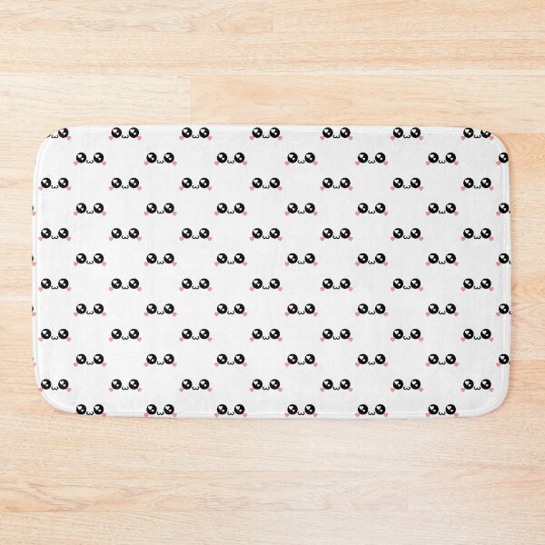 Item preview, Cute kawaii owo heart eyes face pattern designed and sold by BlushyPrint.