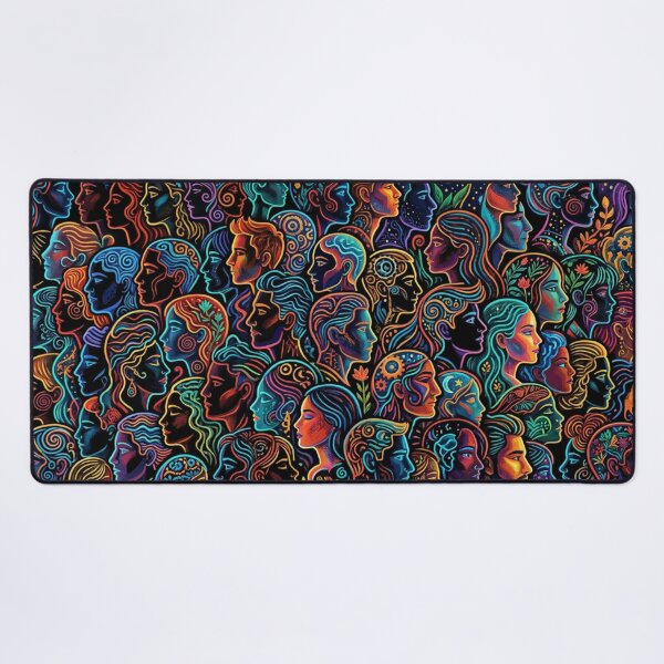 Item preview, Neon Faces Mosaic designed and sold by Sigtrix.