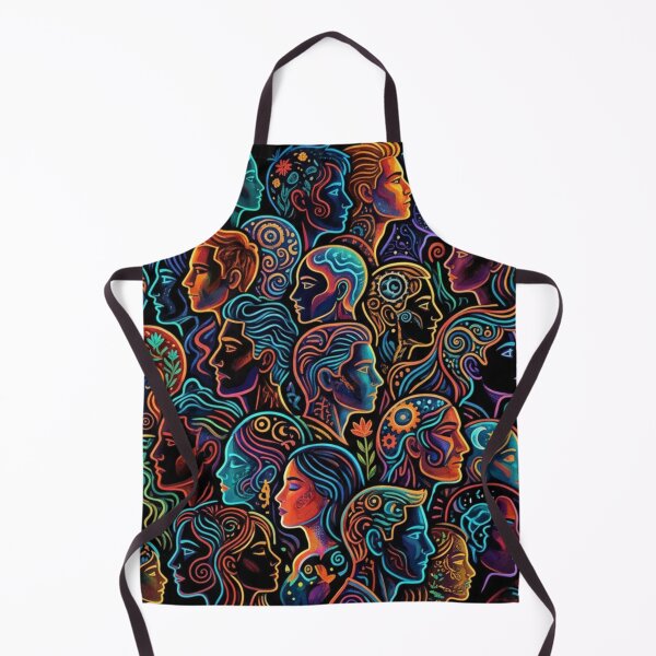 Item preview, Neon Faces Mosaic designed and sold by Sigtrix.