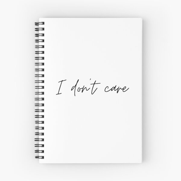 Item preview, I Don't Care Minimalist Script Quote Typography designed and sold by GalaMine.
