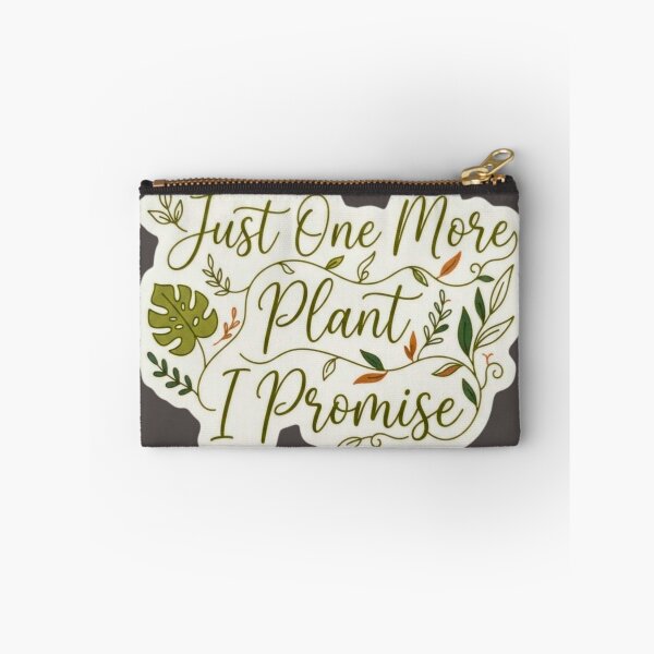 Item preview, Just One More Plant Promise Botanical Typography designed and sold by HAPPY HARBOR DESIGN .