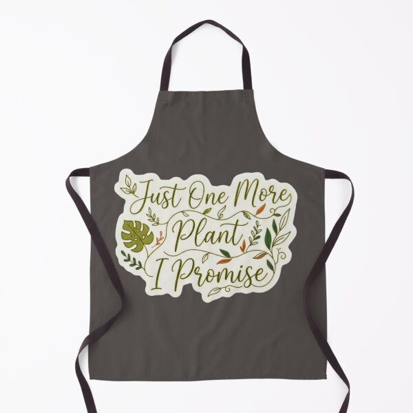 Item preview, Just One More Plant Promise Botanical Typography designed and sold by HAPPY HARBOR DESIGN .