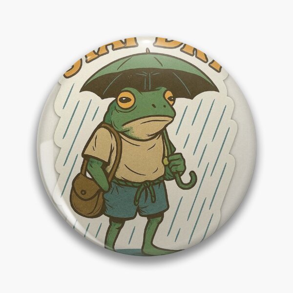 Item preview, Stay Dry – Cute Rainy Frog Illustration  designed and sold by Modesigner31.