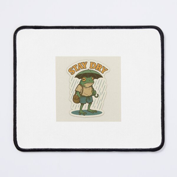 Item preview, Stay Dry – Cute Rainy Frog Illustration designed and sold by Modesigner31.
