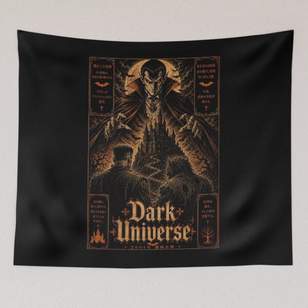 Item preview, Dark Universe – Gothic Horror Manga Vintage Poster designed and sold by zumerdiego.