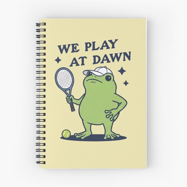 Item preview, Funny Frog Tennis Player We Play At Dawn designed and sold by d247.