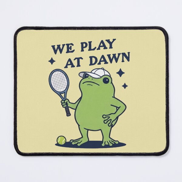 Item preview, Funny Frog Tennis Player We Play At Dawn designed and sold by d247.