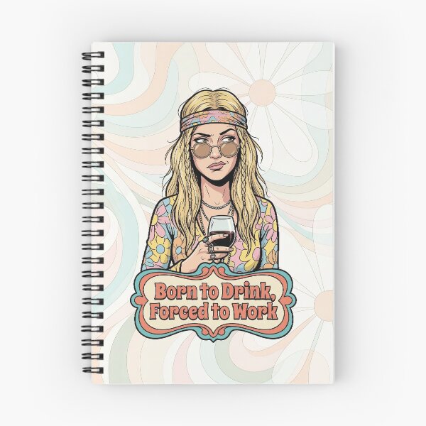 Item preview, Born to Drink, Forced to Work designed and sold by Vintage Sass Society.