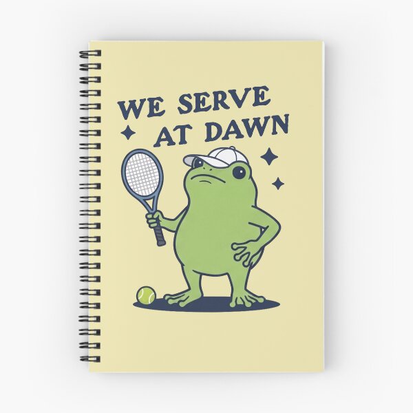 Item preview, We Serve At Dawn Funny Frog Tennis Player designed and sold by d247.