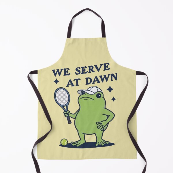 Item preview, We Serve At Dawn Funny Frog Tennis Player designed and sold by d247.