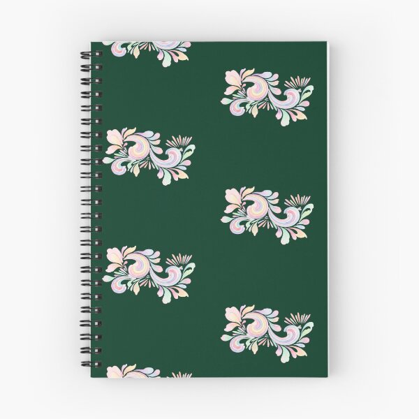 Item preview, Korean Traditional Pastel Lotus Vine Watercolor Pattern designed and sold by Yiruda-Art.