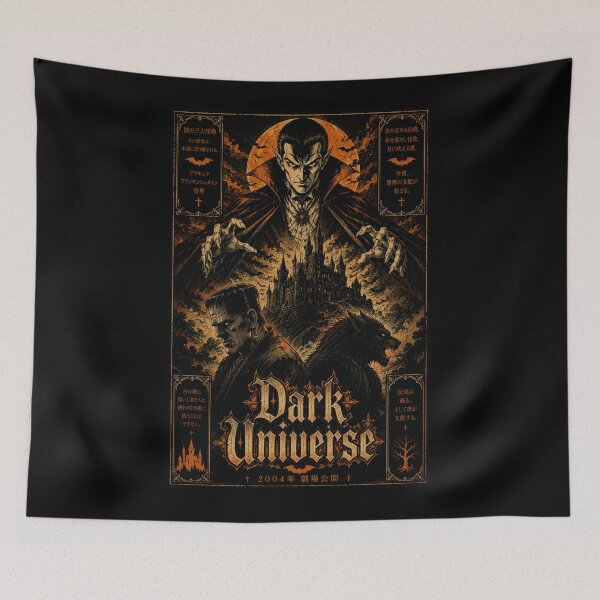 Item preview, Dark Universe – Gothic Horror Manga Vintage Poster designed and sold by zumerdiego.