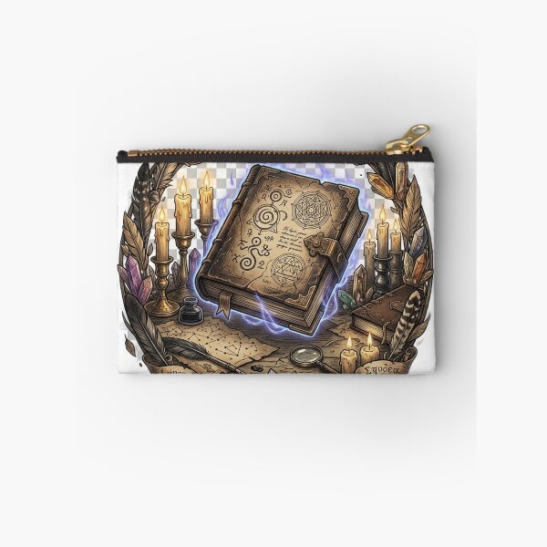 Item preview, Mystical Spellbook with Candles and Crystals designed and sold by GrzywaM.