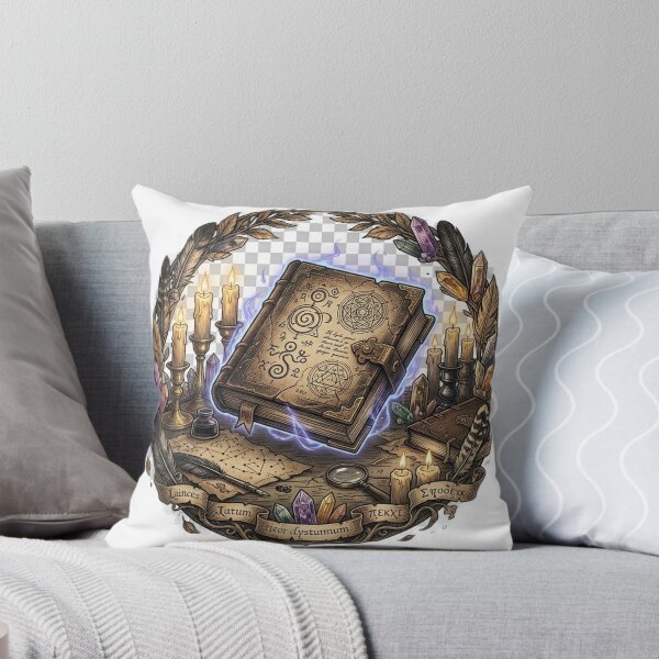 Item preview, Mystical Spellbook with Candles and Crystals designed and sold by GrzywaM.