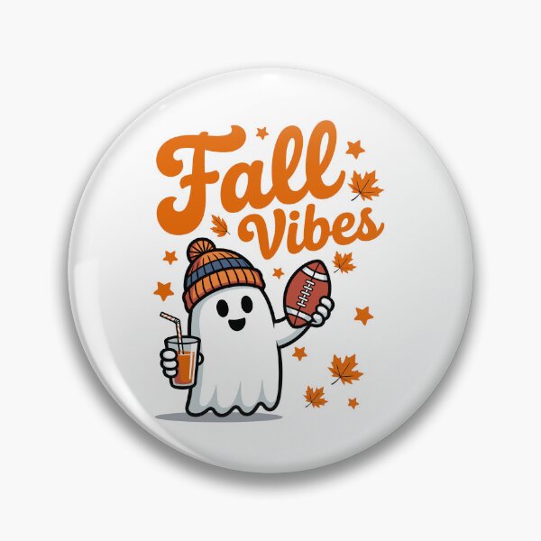 Item preview, Fall Vibes Ghost with Football designed and sold by jkrphoto.