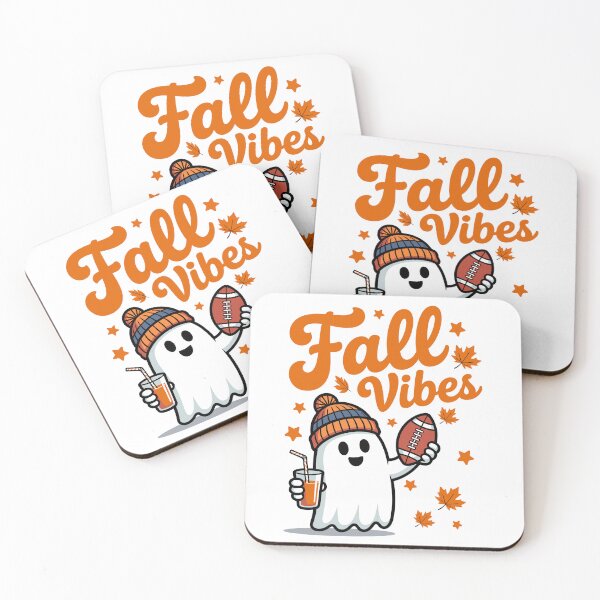 Item preview, Fall Vibes Ghost with Football designed and sold by jkrphoto.