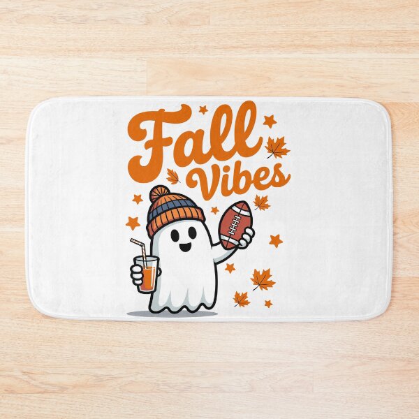 Item preview, Fall Vibes Ghost with Football designed and sold by jkrphoto.