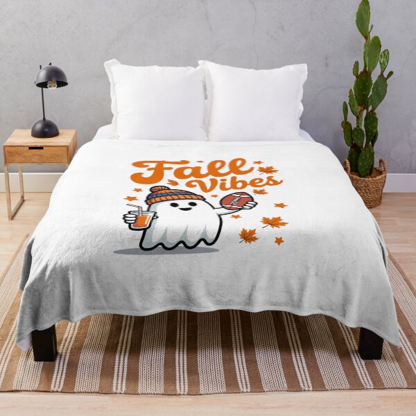 Item preview, Fall Vibes Ghost with Football designed and sold by jkrphoto.