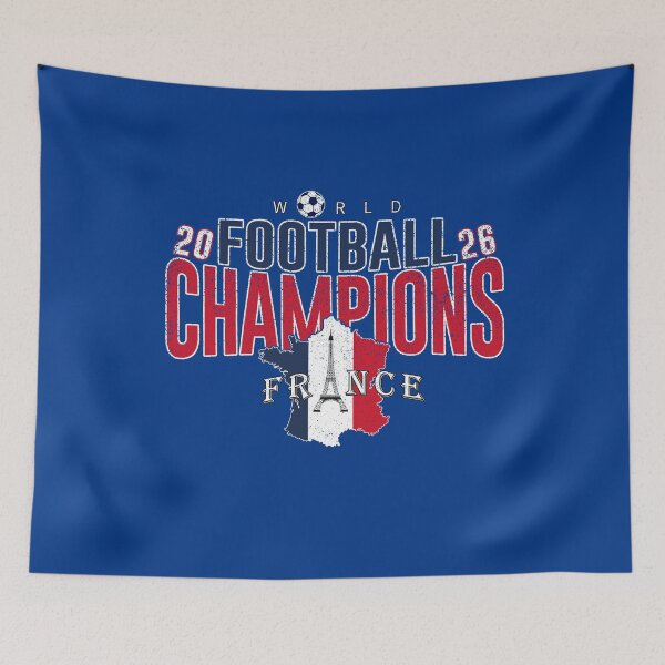 Item preview, Vintage France Map Flag Eiffel Tower Football Soccer Champions 2026 designed and sold by RockTheFeal.