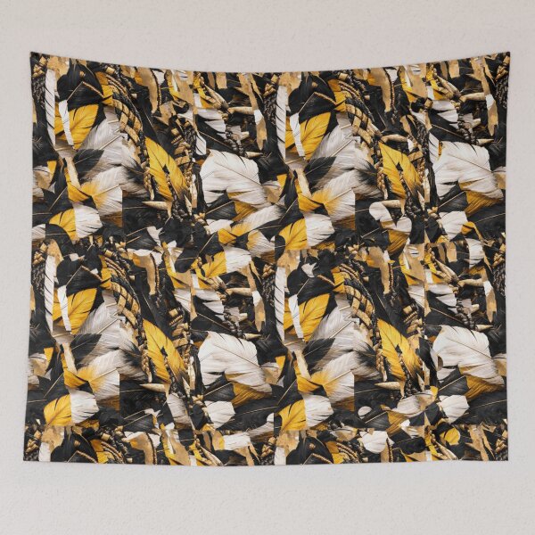 Item preview, Feather poetry in the flow of patterns designed and sold by Sigtrix.