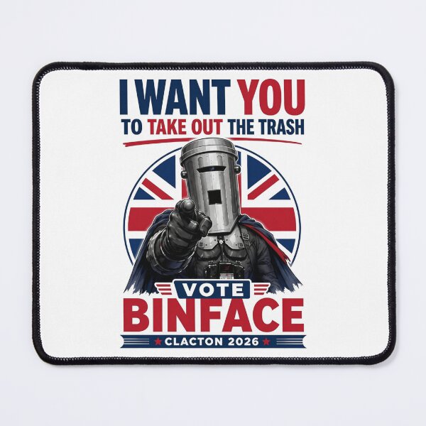 Item preview, Binface, Vote Binface Clacton By-Election, Anti Farage Funny Binface, Vote Binface Political Satire British designed and sold by RafaelScherer.