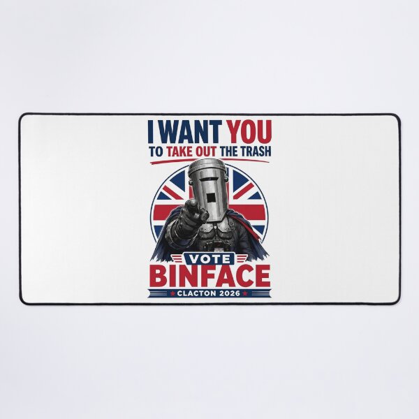 Item preview, Binface, Vote Binface Clacton By-Election, Anti Farage Funny Binface, Vote Binface Political Satire British designed and sold by RafaelScherer.