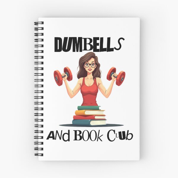 Item preview, Dumbbells and Book Club Funny Gym Shirt Book Lover Workout Tee Smart Girl Lifts designed and sold by WonderWaresGifts.