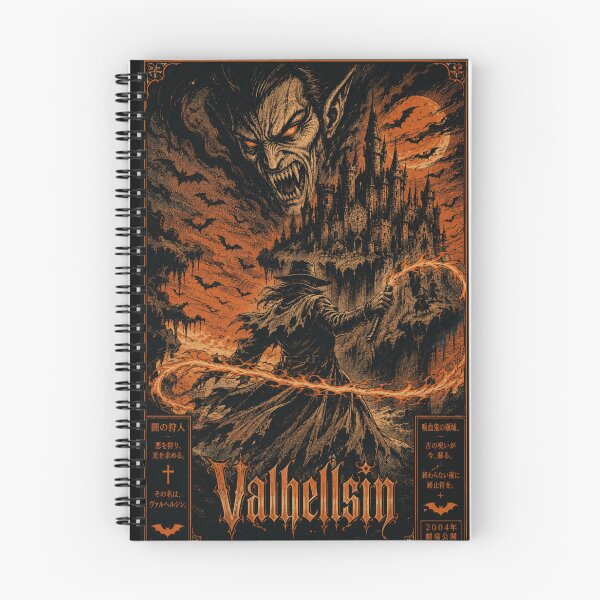 Item preview, Valhellsin – Gothic Horror Manga Vintage Poster designed and sold by zumerdiego.
