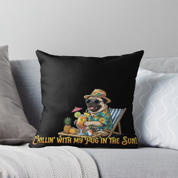 Item preview, Chillin’ with my pug in the sun designed and sold by PumpkinStudioPL.