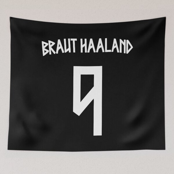 Item preview, Braut Haaland Number 9 Norway Soccer designed and sold by RafaelScherer.