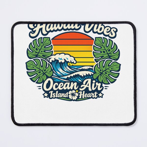 Item preview, Ocean Air Island Heart Hawaii Vibes designed and sold by DPBTees70.